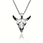 Stainless Steel Pendant Necklaces, Cattle