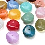 Two Tone Opaque Acrylic Beads, Imitation Gemstone, Nuggets