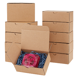 30Pcs Corrugated Cardboard Mailer Boxes, Rectangle