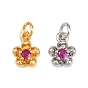 Латунные микро проложить кубического циркония подвески, 
