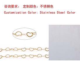 304 ссылка цепи из нержавеющей стали сердце, с катушкой, пайки