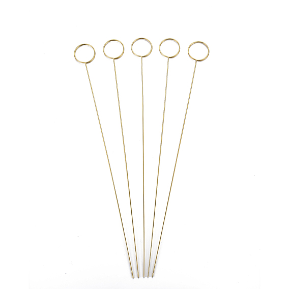 Ring Shaped Steel Wire Name Card Clip Holder, Table Memo Holder, for Weddings Birthday Party Decorations