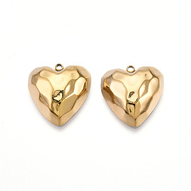 304 подвески из нержавеющей стали, ионное покрытие (ip), сердце прелести