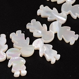 Natural Shell Beads, Child, 15x8x2mm, Hole: 1mm