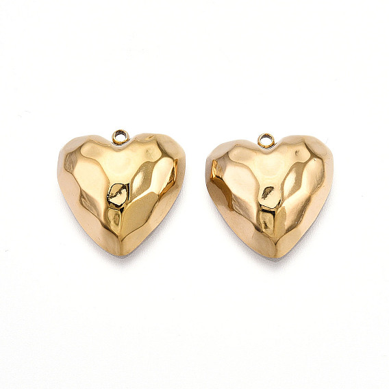 304 подвески из нержавеющей стали, ионное покрытие (ip), сердце прелести