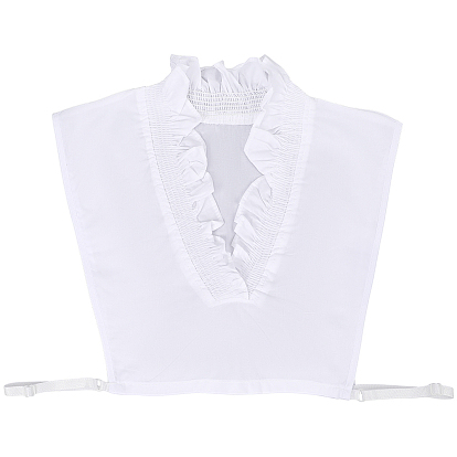 Съемная хлопковая женская рубашка с накладным воротником, отделка горловины своими руками аксессуары для одежды