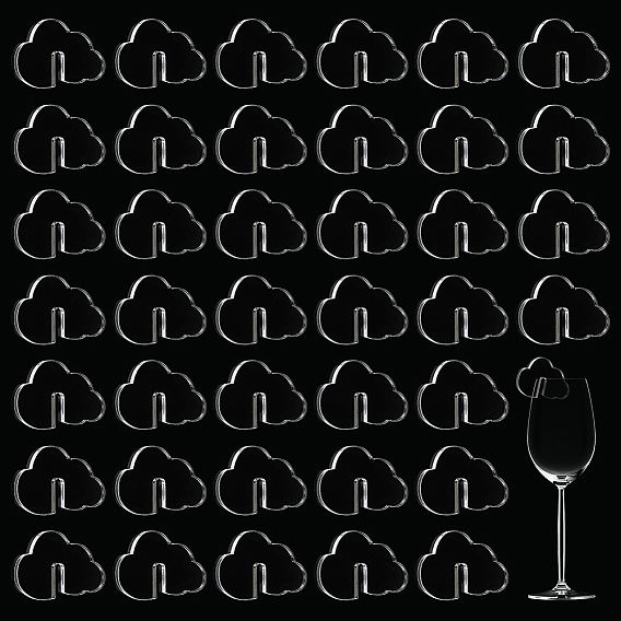 Подвески из акрилового бокала, бокал маркер, облако