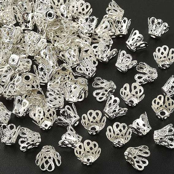 Многолепестковые филигранные железные бусинки