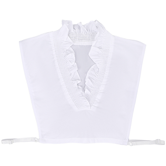 Съемная хлопковая женская рубашка с накладным воротником, отделка горловины своими руками аксессуары для одежды