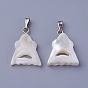 Shell Pendants, with Brass Findings