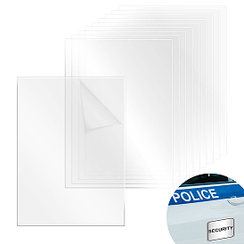 10 листы ПЭТ с двусторонней липкой пленкой, прямоугольные