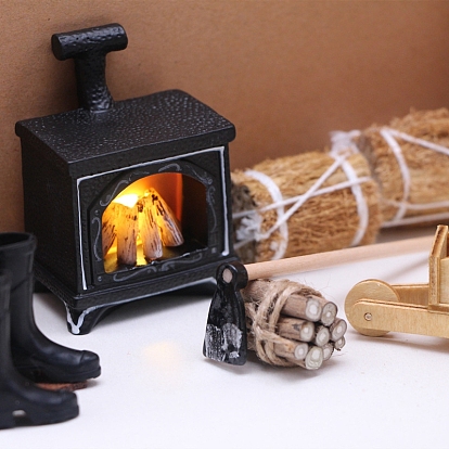 Wood Miniature Ornaments, Micro Landscape Home Dollhouse Accessories, Pretending Prop Decorations