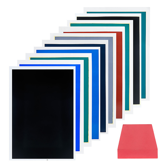 10шт. бумага для гравировки и маркировки для лазерного гравера и режущего станка, прямоугольные