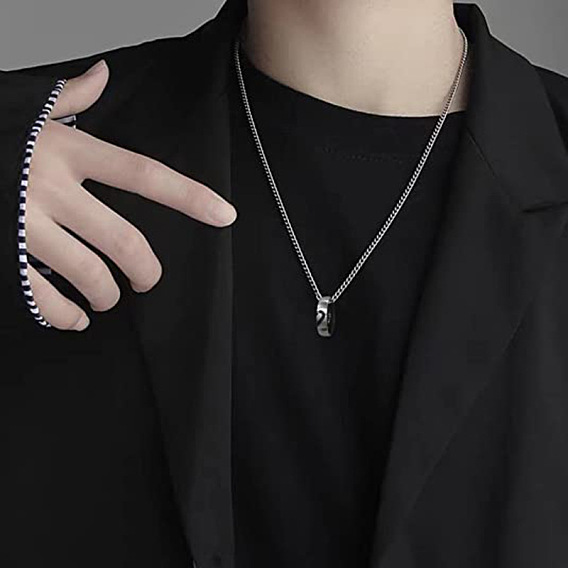 Кольцо «я люблю тебя» 201 подвеска из нержавеющей стали, вощеный шнур, ожерелья для пары