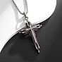 Religion Alloy Layered Cross Pendant Necklaces for Unisex