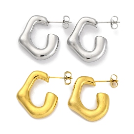 Ионное покрытие (ip) 304 серьги-гвоздики из нержавеющей стали