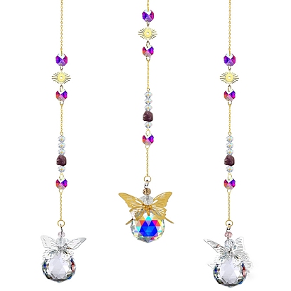 Подвеска в виде ловца солнца из хрустального стекла, создатель радуги, украшение сада и дома своими руками