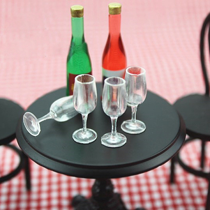 Mini Resin Goblet, for Dollhouse Accessories, Pretending Prop Decorations