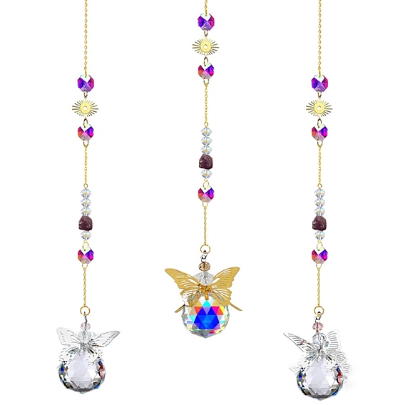 Подвеска в виде ловца солнца из хрустального стекла, создатель радуги, украшение сада и дома своими руками