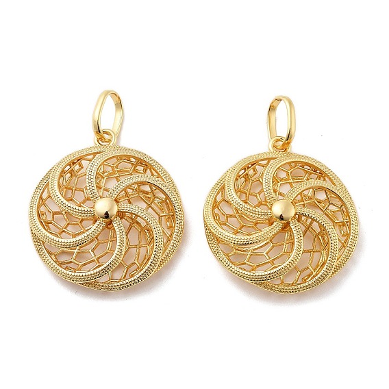 Латунные подвески, плоско-круглые, без кадмия и без свинца, стойки покрытие, долговечный, с целью перехода в кольце