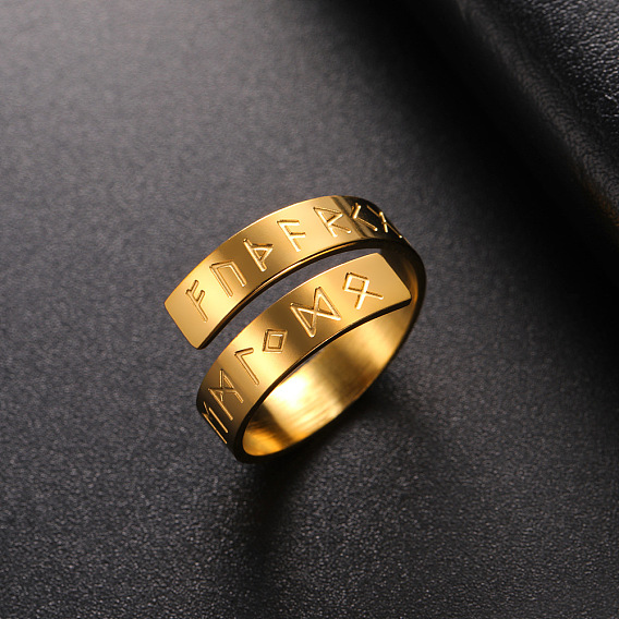 Открытые манжеты из нержавеющей стали, украшения для унисекс