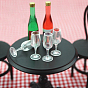 Mini Resin Goblet, for Dollhouse Accessories, Pretending Prop Decorations
