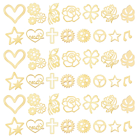 15g 15 стиль латунные кабошоны, ногтей декоративные аксессуары, разнообразные