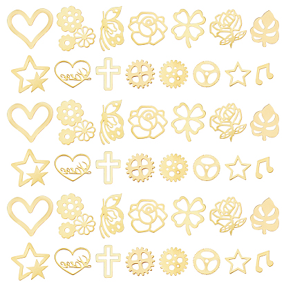 15g 15 стиль латунные кабошоны, ногтей декоративные аксессуары, разнообразные