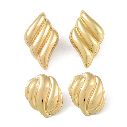 304 из нержавеющей стали шпильки серьги, украшения для женщин, золотые