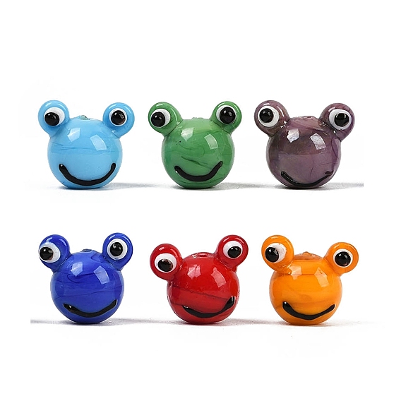 Бусины лэмпворк , лягушка