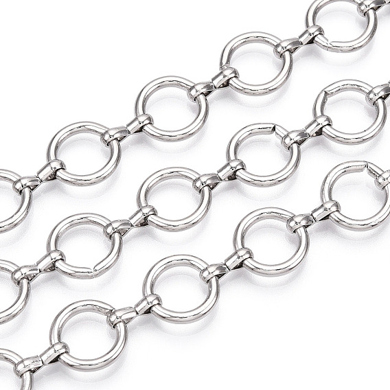 Железные цепи с круглыми звеньями, несварные, с катушкой