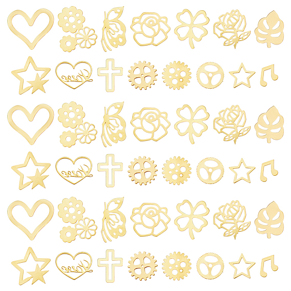 15g 15 стиль латунные кабошоны, ногтей декоративные аксессуары, разнообразные