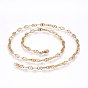 304 Stainless Steel Mariner Link Chain Necklaces