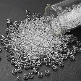 Круглые бусины тохо, японский бисер, прозрачные цвета