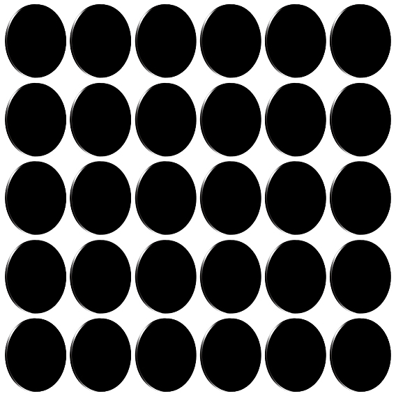 30 акриловые плоские круглые подставки для фигурок