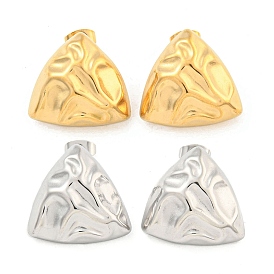 Треугольник 304 из нержавеющей стали шпильки уха, серьги-гвоздики для женщин