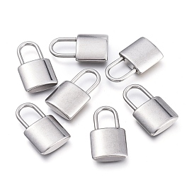 304 Stainless Steel Pendants, Lock