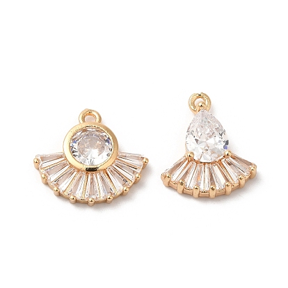 Латунные подвески, со стеклом, форма платья