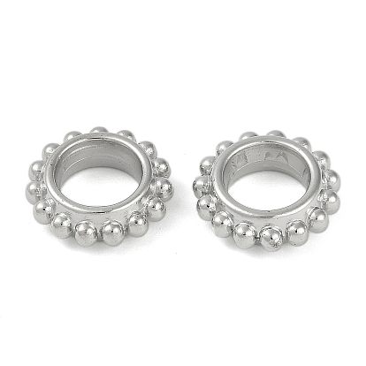 CCB пластиковые шарики, бусины с большим отверстием, пончик