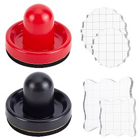 Кисть для штамповки смолой stampendable инструмент для штамповки и акриловые блоки для штамповки инструменты