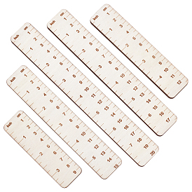 1 набор деревянных линеек, прямоугольные