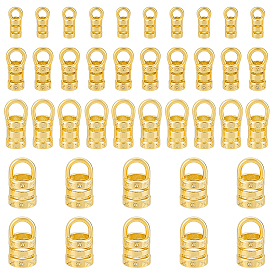 40шт. 4 стили латунные наконечники шнура