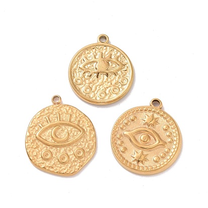 304 подвески из нержавеющей стали, , плоские круглые с глаз