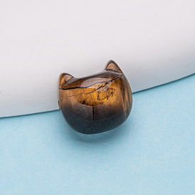 Natural Tiger Eye Beads, Cat