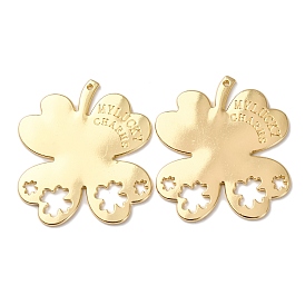 Подвески из сплава , клевер, стойки покрытие