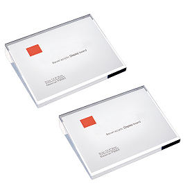 Настольный прямоугольный акриловый держатель для именных карточек, Держатель визитной карточки