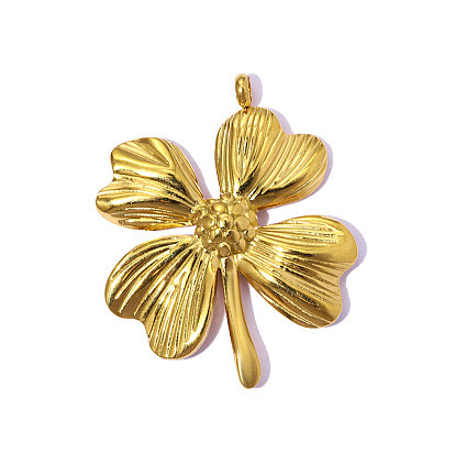 304 подвески из нержавеющей стали, подвеска в виде четырехлистного клевера, ионное покрытие (ip), долговечный