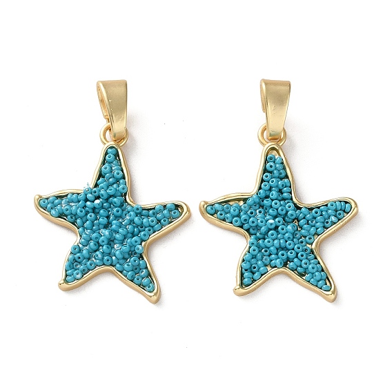 Подвески из пластика и сплава, звезда, долговечный, без свинца, без никеля и без кадмия