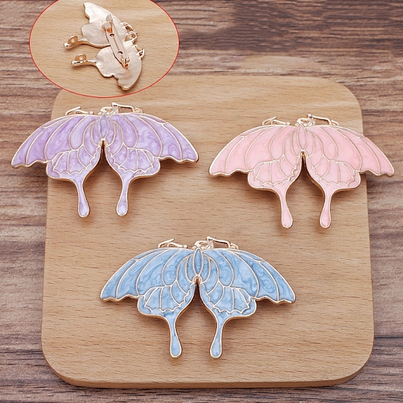 Звенья компонентов люстры из сплава и эмали, бабочка