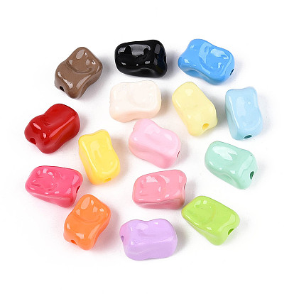 Непрозрачные акриловые бусины, самородки